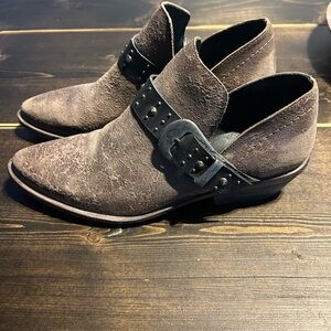 Women's Distressed Brown leather Boots